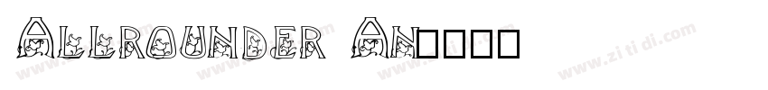 Allrounder An字体转换